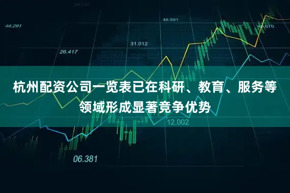 杭州配资公司一览表已在科研、教育、服务等领域形成显著竞争优势
