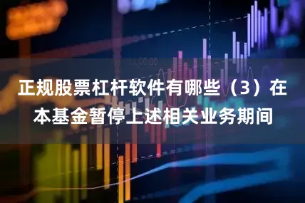 正规股票杠杆软件有哪些（3）在本基金暂停上述相关业务期间